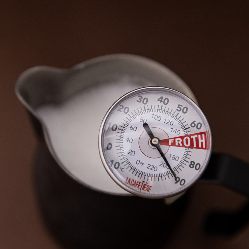 La Cafetière Milk Frother Thermometer, Stainless Steel