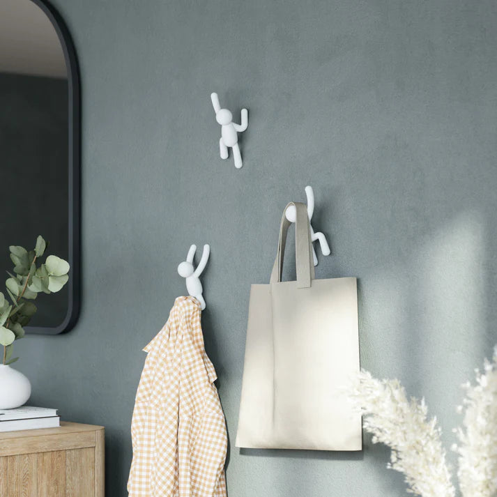 Buddy Wall Hooks -Set of 3 - The Organised Store