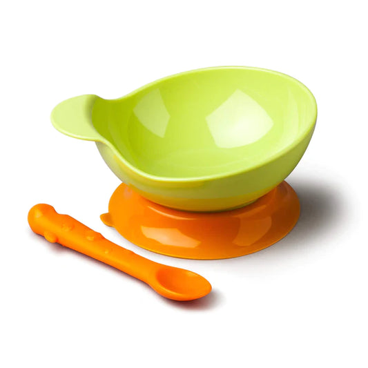 Baby Bowl Set with Silicone Spoon