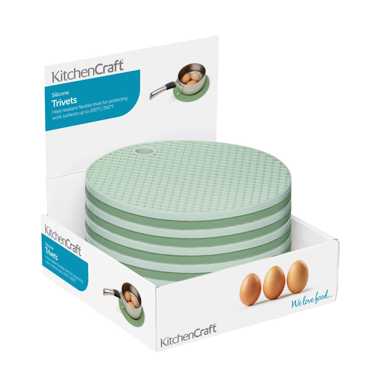 Silicone 20cm Round Trivets