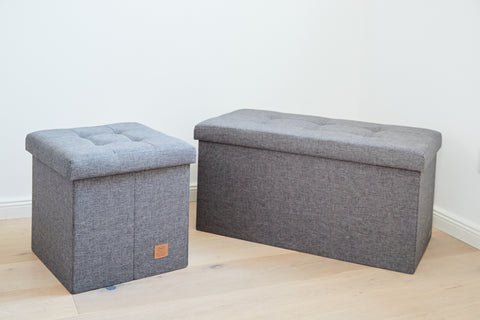 Adjustable Shoe Storage Bench