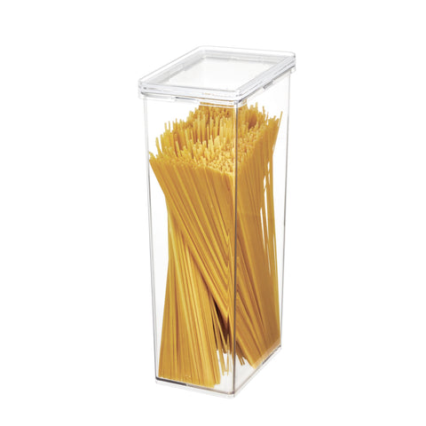 Square Stackable Canisters Mixed Size and Colour