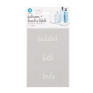 The Home Edit Bathroom and Laundry Labels