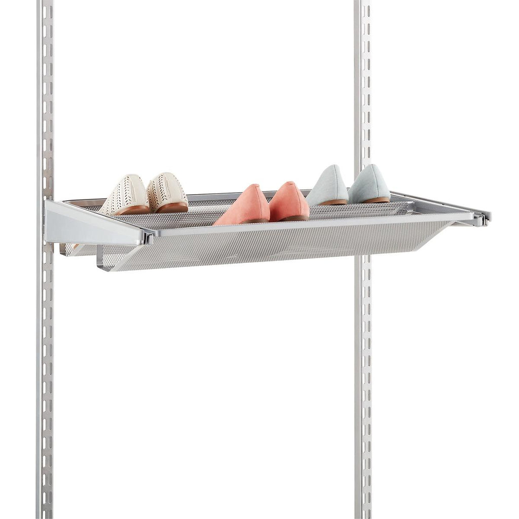 Elfa Mesh Gliding Shoe Shelf - The Organised Store