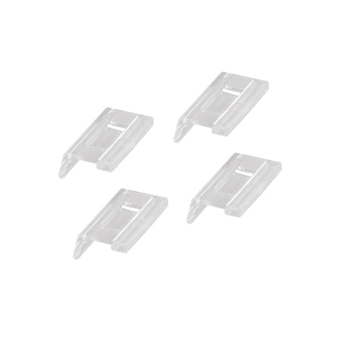 Storage Track Double Hook White- Pack of 3