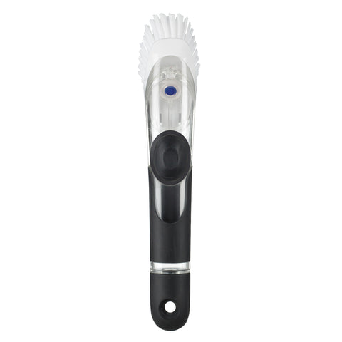 Dish Brush With Suction Cup Holder - Dark Grey