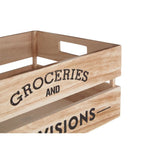Natural Wood Groceries Crate