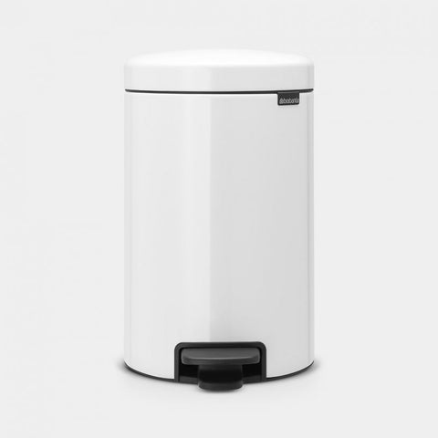 Bo Waste Bin, 12L -White