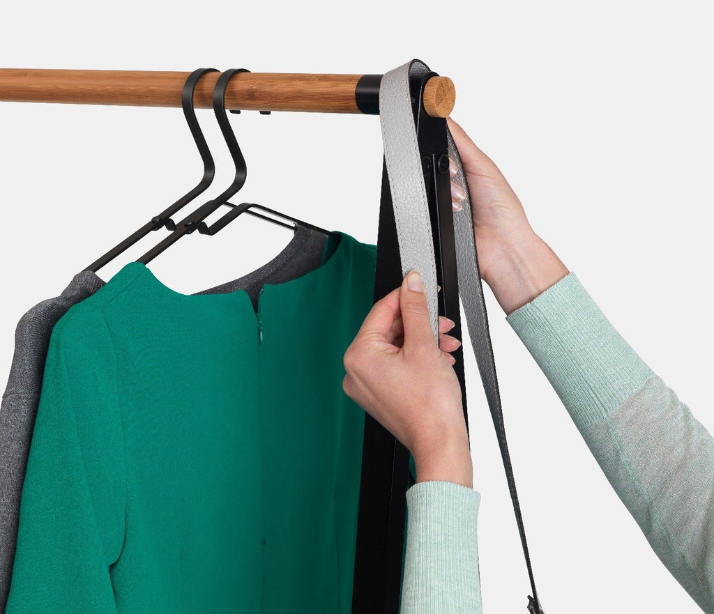 Linn Clothes Rack Black Small & Large - The Organised Store