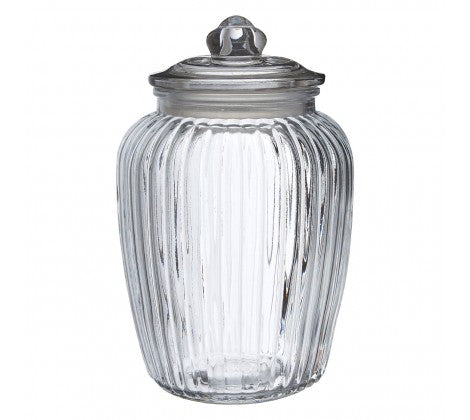 Vintage Design Glass Storage Jar - 2280 ml
