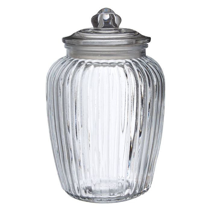 Vintage Design Glass Storage Jar- Various Sizes