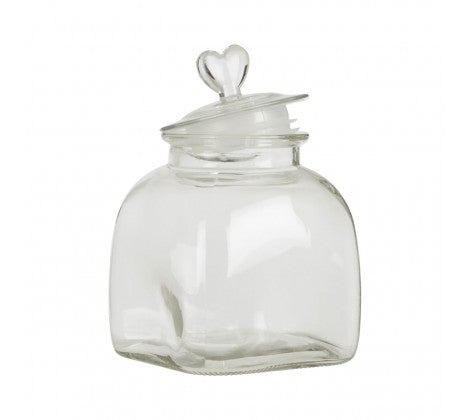 Valentine Glass Storage Jar