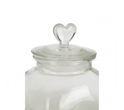 Valentine Glass Storage Jar-Various Sizes