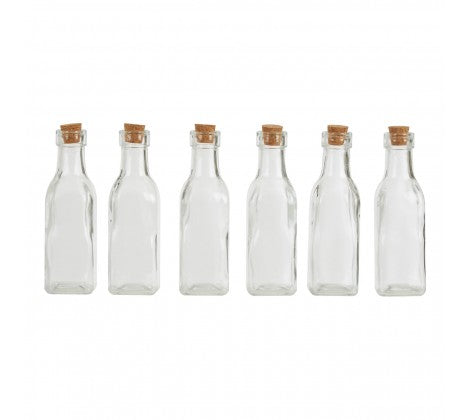 Tromso Set of 6 Glass Jars- Various Options - The Organised Store