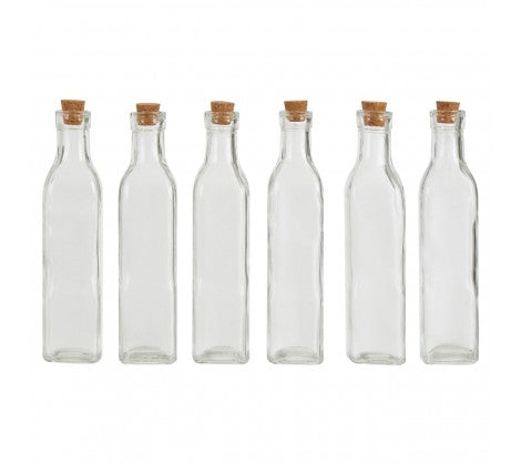 Tromso Set of 6 Glass Jars- Various Options - The Organised Store