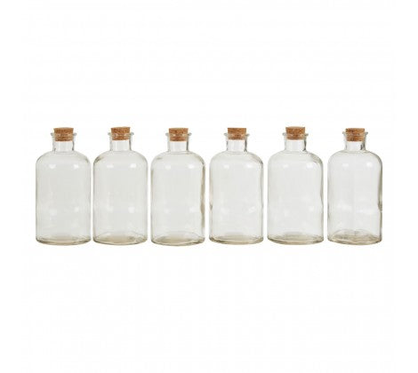 Tromso Set of 6 Glass Jars- Various Options - The Organised Store