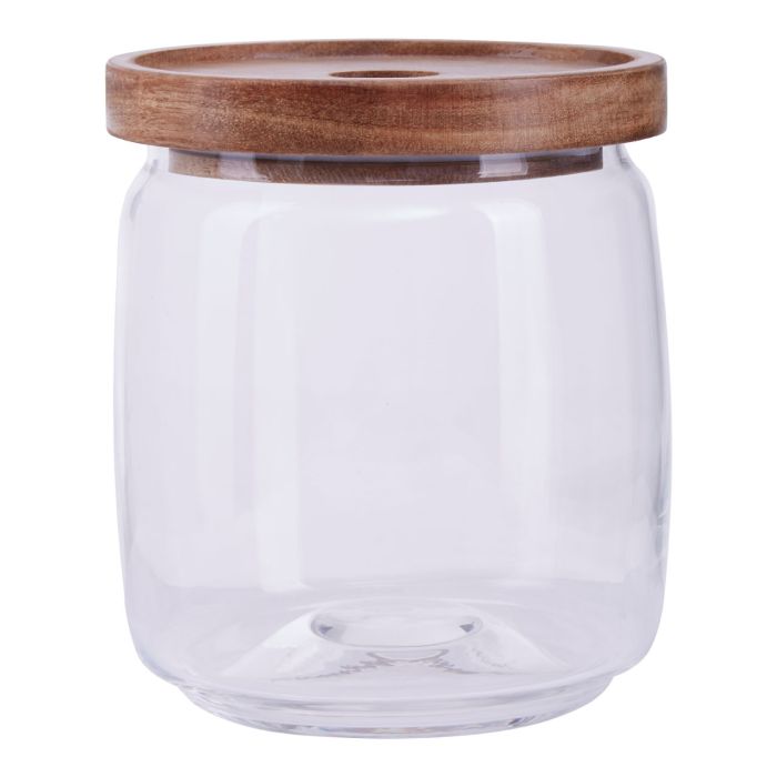 Tromso Storage Jar with airtight Wood Lid