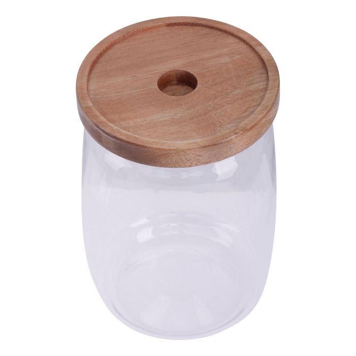 Tromso Storage Jar with airtight Wood Lid