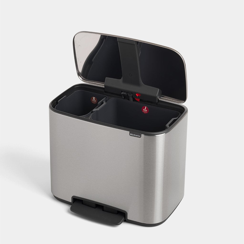 Bo Pedal Bin 11 + 23 litre - Various Colours