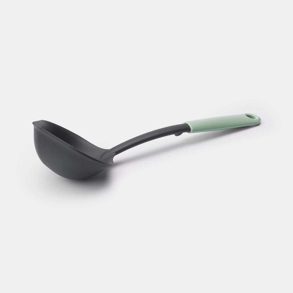 Soup Ladle Plus Scraper Non-Stick Jade Green