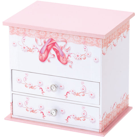 Cosmetic Organizer with 2 Drawers & 4 Departments