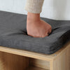 Shoe storage Oak Grey Cushion