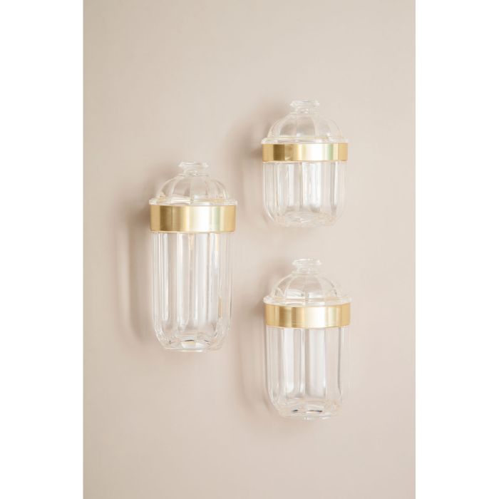Acrylic Gold Canister