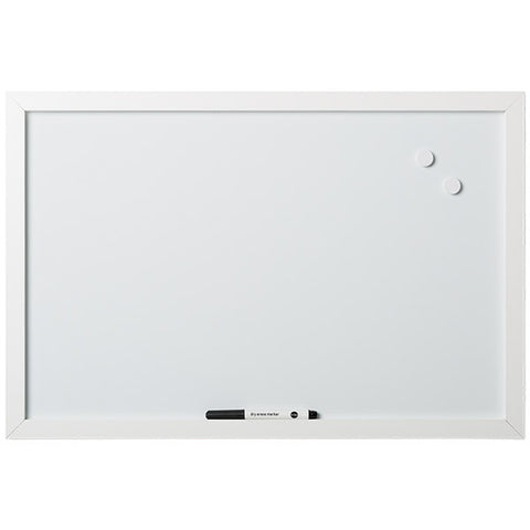 Magnetic White Board- Black Frame