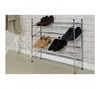 Chrome 4 Tier Extendable Shoe Rack