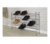 Chrome 4 Tier Extendable Shoe Rack