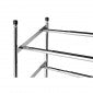 Chrome 4 Tier Extendable Shoe Rack