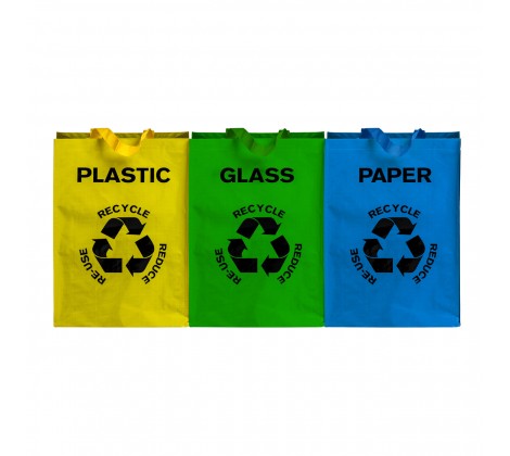 Echo Recycle Bags- Set of three - The Organised Store