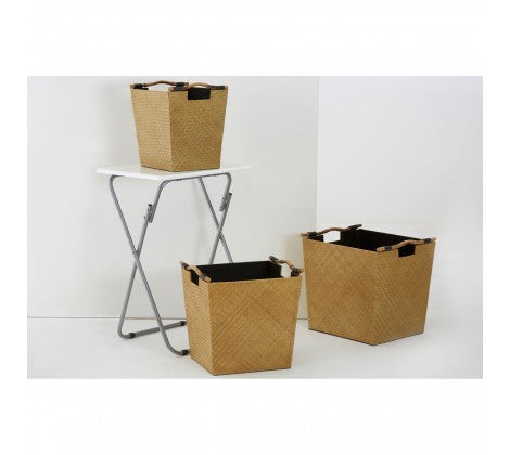 Pandanus Natural Storage Baskets