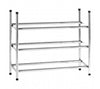 Chrome 3  Tier Extendable Shoe Rack