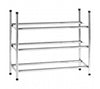 Chrome 3  Tier Extendable Shoe Rack