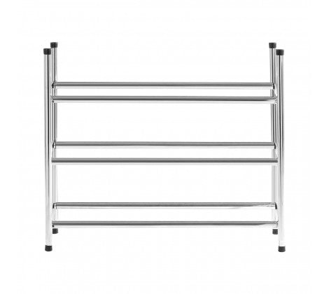 Chrome 4 Tier Extendable Shoe Rack