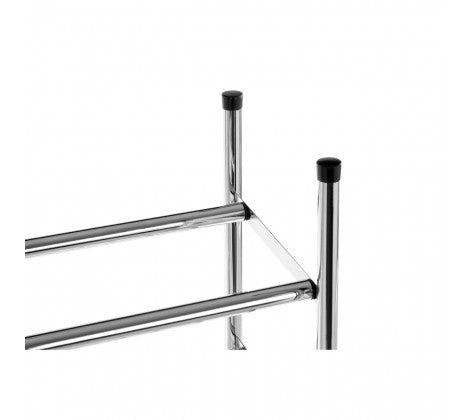 Chrome 3  Tier Extendable Shoe Rack