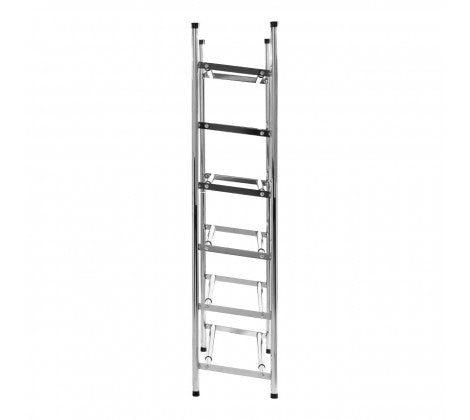 Chrome 6 Tier Extendable Shoe Rack