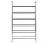 Chrome 6 Tier Extendable Shoe Rack