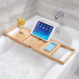 Bamboo Bath Caddy - The Organised Store