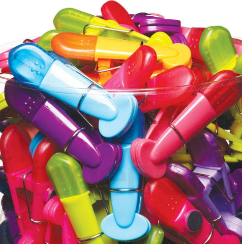 Square Stackable Canisters Mixed Size and Colour