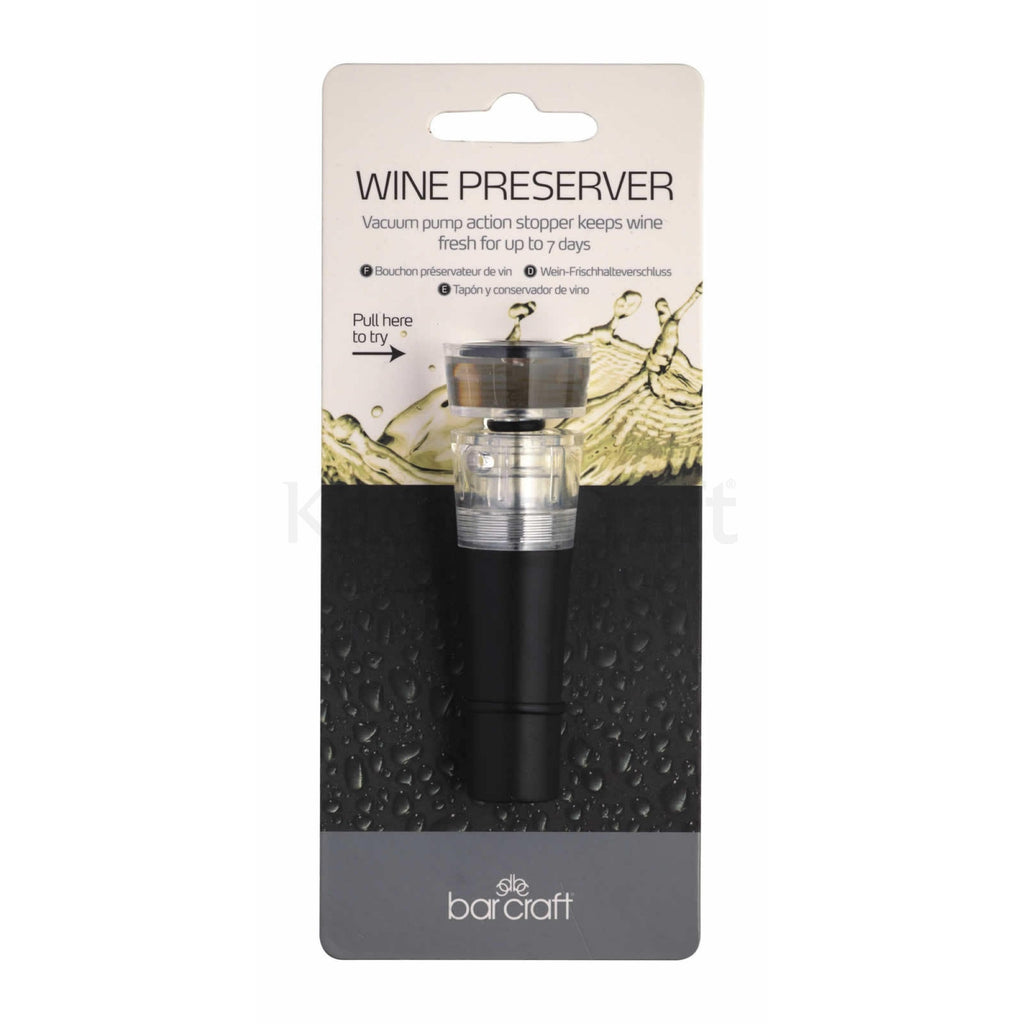 Bar Craft Wine Pump Stopper and Preserver - The Organised Store