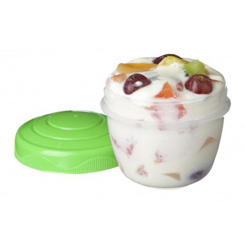 2L Triple Split Lunchbox TO GO with Yogurt Pot-Teal