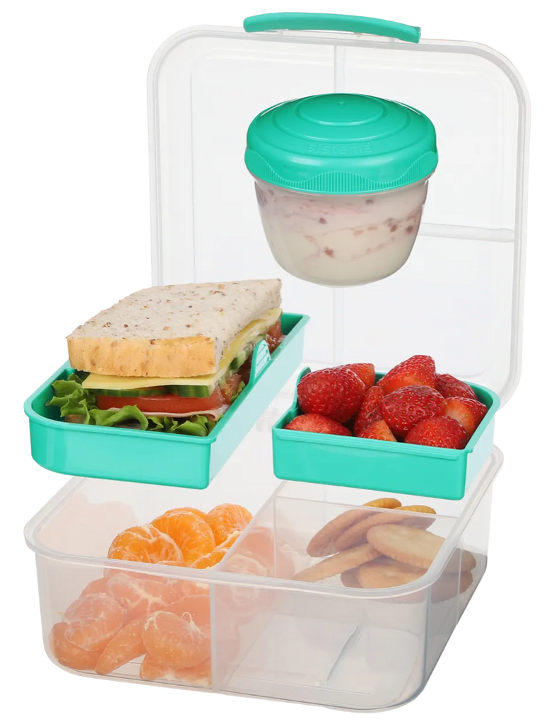 Sistema Bento Lunch To Go With Yogurt Pot 1.65L 5L