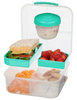 1.25L Bento Cube To Go with Yogurt Pot - Teal