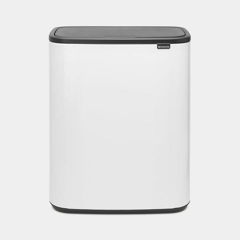 Bo Touch Bin With 1 Inner Bucket 36L Matt Steel