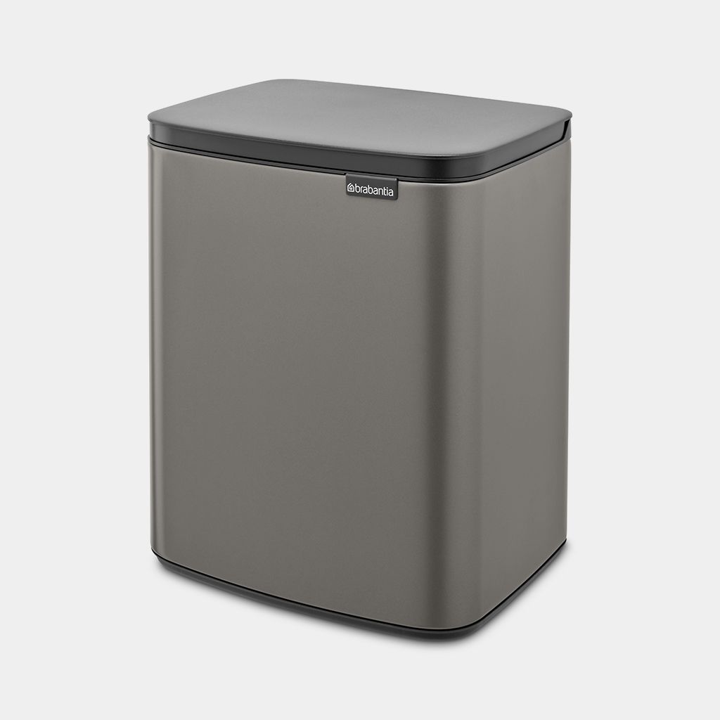 Bo Waste Bin, 12L -White - The Organised Store