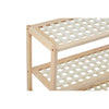 Natural Wood 4 Tier Shoe Rack