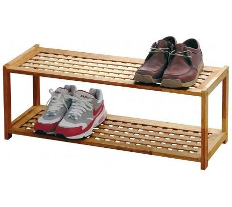 2-Tier Space-Saving Shoe Rack Organiser