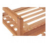 Shoe Rack- Walnut Wood - Two Tier- Stackable